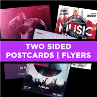 TWO Sided - Postcards/Flyers