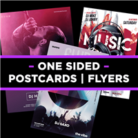 ONE Sided - Postcards/Flyers
